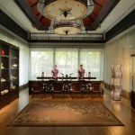Vietnam Banyan Tree, Danang, Lang Co Spa Golf Golfreise Golfhotel Rezeption